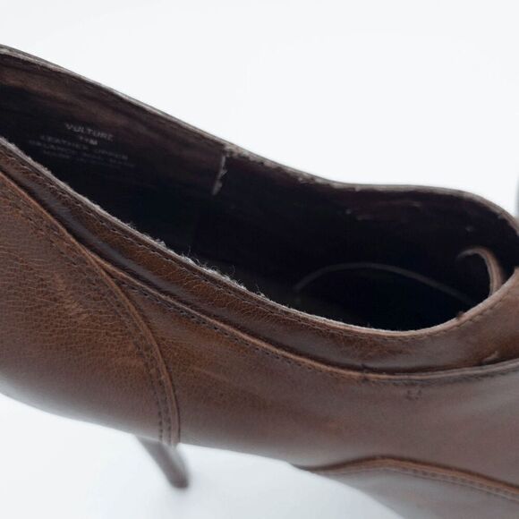 Steve Madden Vulture Leather Heels 11M Laced Oxford - Picture 11 of 11